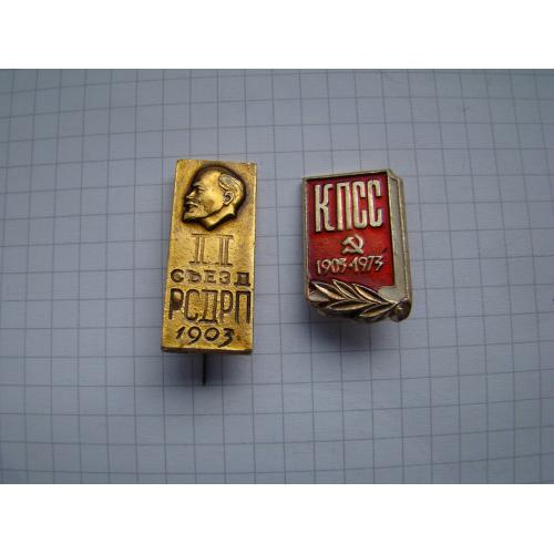 2 съезд РСДРП 1903 г. и 70 лет КПСС.