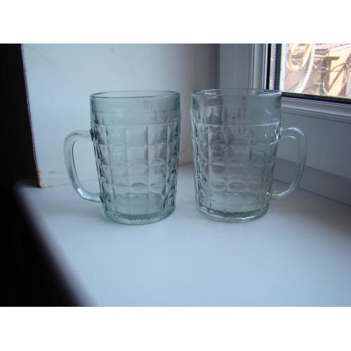 Бокалы пиво квас 0,5 л., 2 шт. клеймо САЗ из СССР.