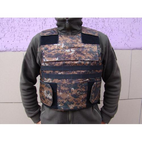 Бронежилет, плитоноска  SMPP, в расцветке коричневый пиксель Осенний лес, Индия.