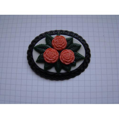 Брошь брошка Розы из СССР. 