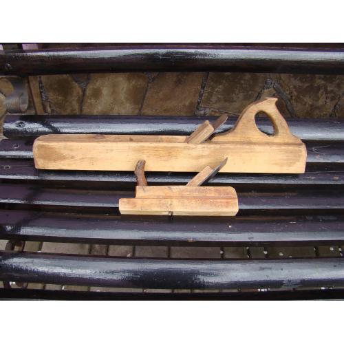 Деревянный фуганок и рубанок из СССР.