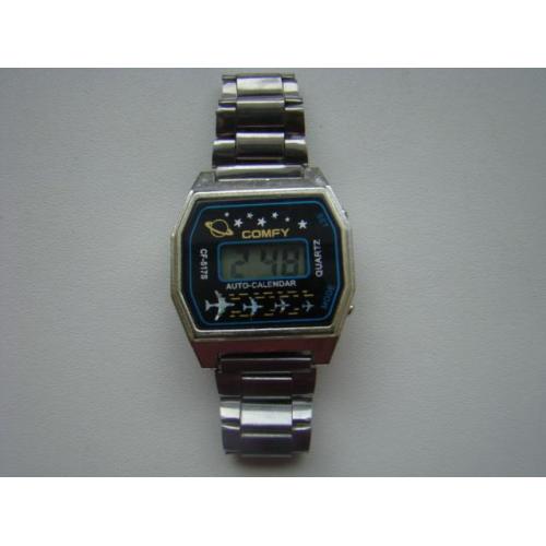 Электронные часы Comfy CF-517S с оригинальным браслетом времен СССР.