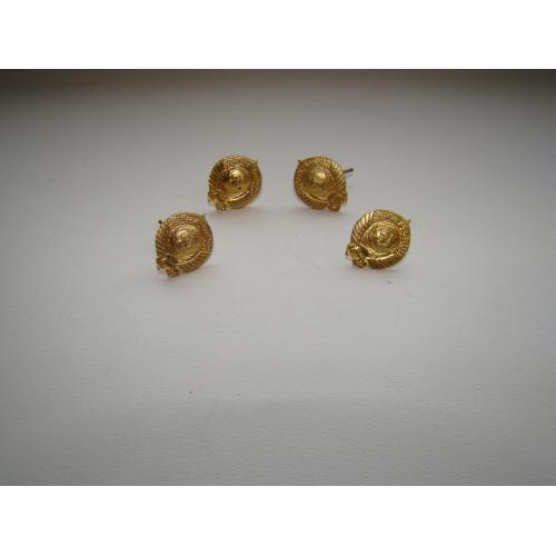 Эмблемы на петлицы МВД СССР, 4 шт.