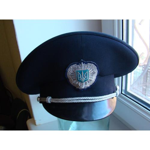 Фуражка МВД МВС старого образца Украина, разм. 59.