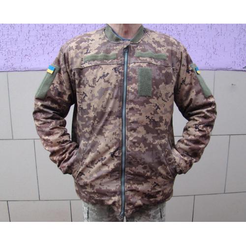 Куртка зимняя в расцветке коричневый пиксель Осенний лес ВСУ ЗСУ Украина.