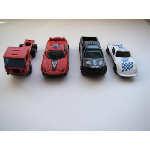 Машинки детские, 4 шт.