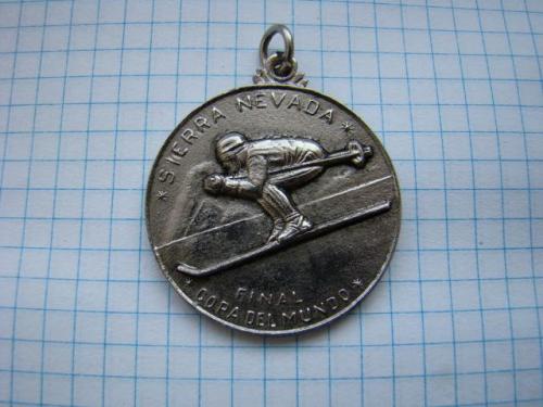 Медаль Горнолыжный спорт скоростной спуск США. 