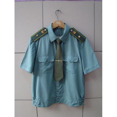 Повседневная рубашка (шведка) с галстуком и зажимом майора ВВС Украина.