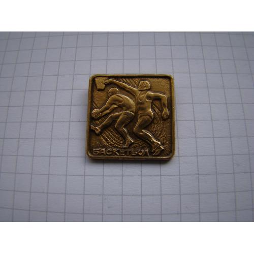 Значок спорт баскетбол.