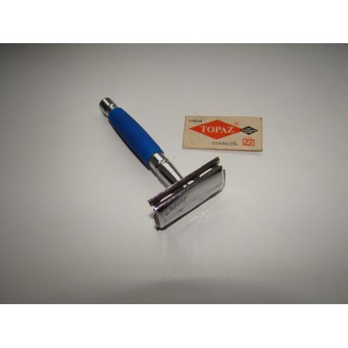 Бритвенный станок Junjie и лезвие Тоpaz.