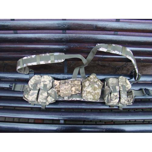 Тактический разгрузочный пояс РПС с подсумками, пиксель ВСУ ЗСУ Украина, качество.