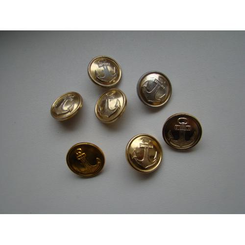 Пуговицы ВМФ СССР 7 шт. большие.
