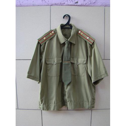 Рубашка (шведка) с галстуком и зажимом майора ВВ МВД СССР.