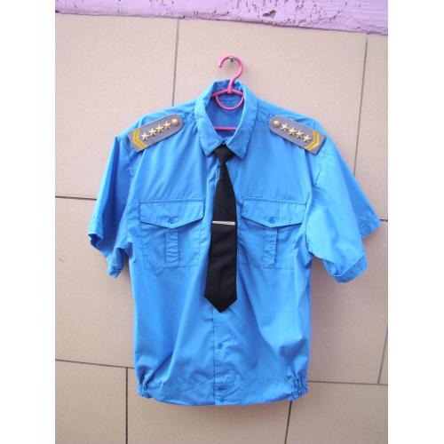 Рубашка (шведка) с галстуком и зажимом работника высшего комсостава МПС ЖД СССР.