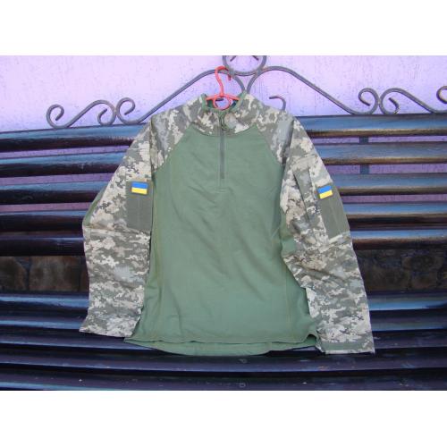 Рубашка тактическая боевая убакс, хаки, пиксель, ВСУ ЗСУ, разм.52-54