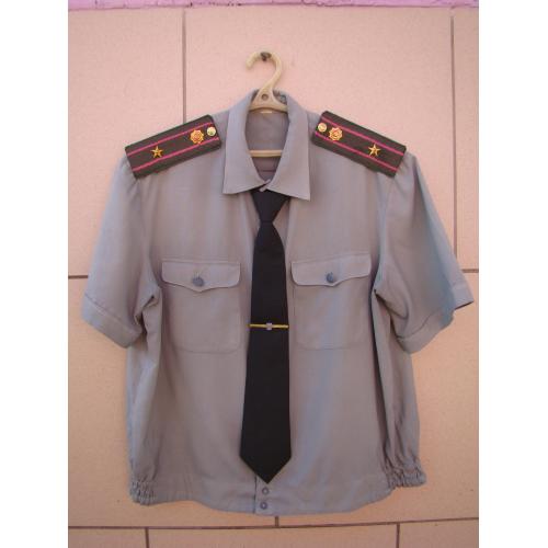 Рубашка (шведка) с галстуком и зажимом майора МВД МВС Украина.