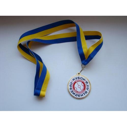 Шейная медаль Футбол футзал Кубок лиги президента Лига Кривбасс Кривой Рог.