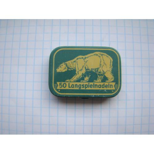 Старые иглы для граммофона, патефона (копье) в оригинальной коробочке, Германия.