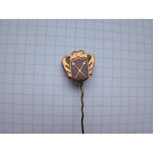 Старый значок Герб г.Арегала Литва.