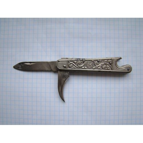 Туристический нож на три предмета г. Ворсма из СССР.