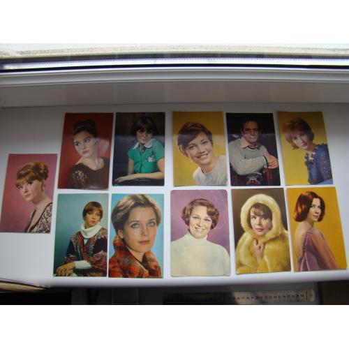 Артисты кино и театра, 11 шт. 70-80-е гг.