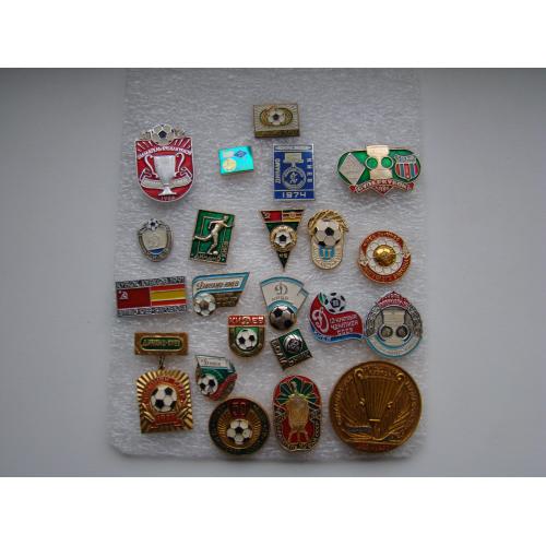 Значки футбол Динамо Киев, 22 шт, без повторов