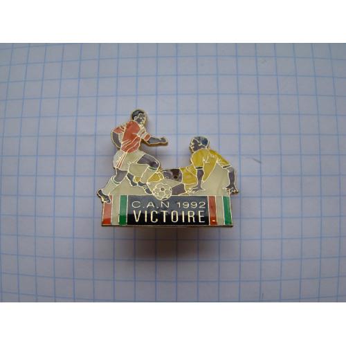 Значок футбол С.А.N 1992 Victoire.