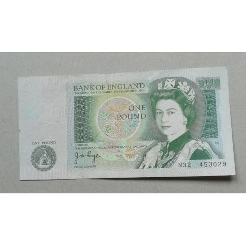 Англия  1 фунт   1978 
