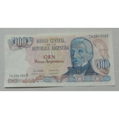 Аргентина 100 песо 1984