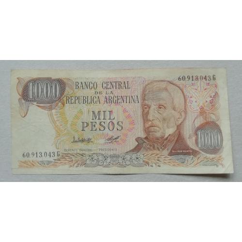  Аргентина 1000 песо 1973