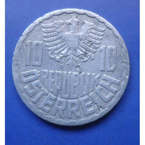  Австрия 10 грошей 1970