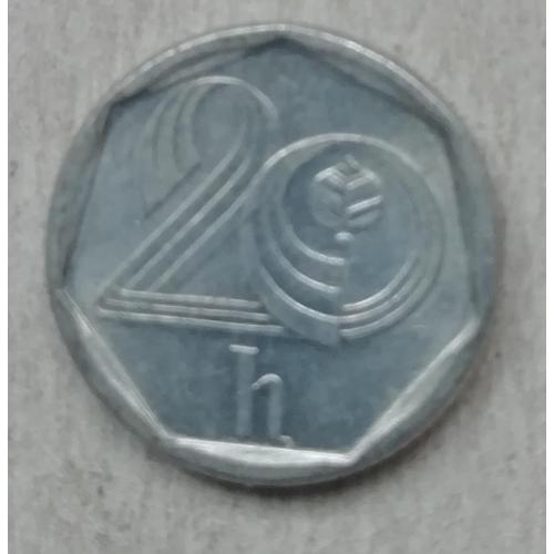 Чехия 20 геллер 1995