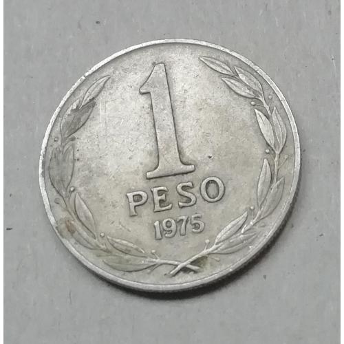 Чили 1 песо 1975