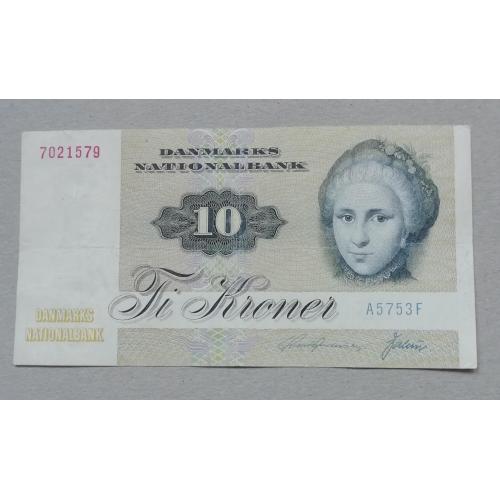 Дания 10 крон 1972