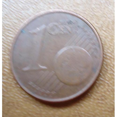  Эстония  1 евроцент  2011 