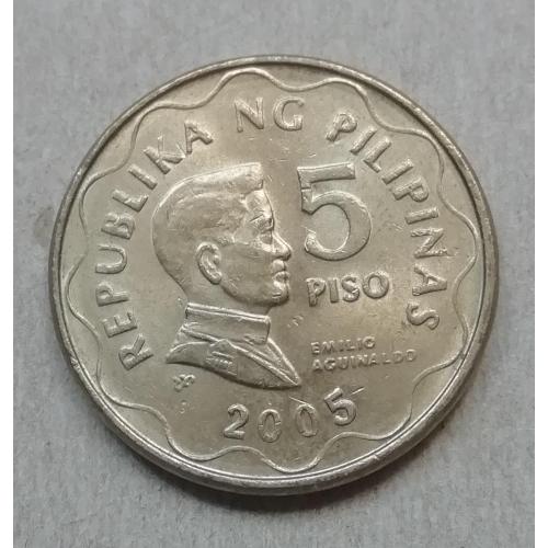  Филиппины  5 песо 2005   Эмилио Агинальдо