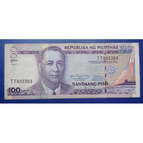 Филлипины 100 песо  2007