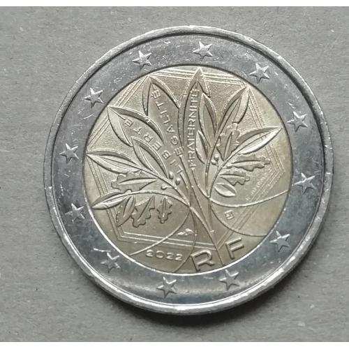 Франция 2 евро 2022