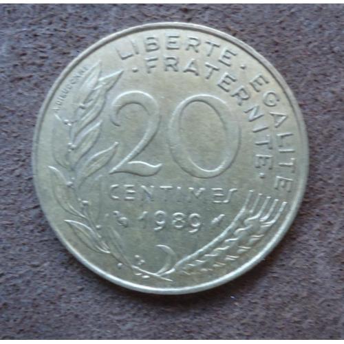 Франция 20 сантим 1997