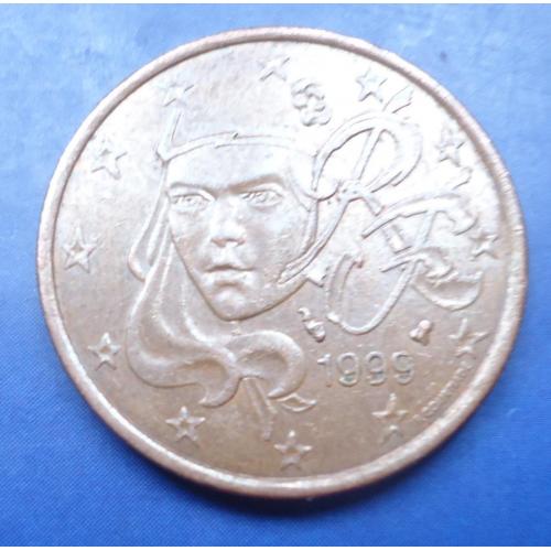Франция 5  евроцент  1999