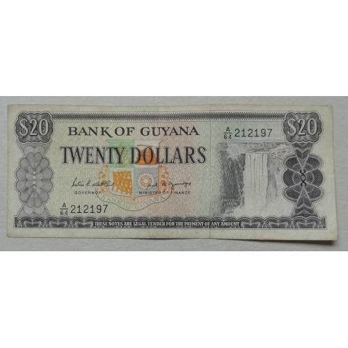  Гайана 20 долларов 1996