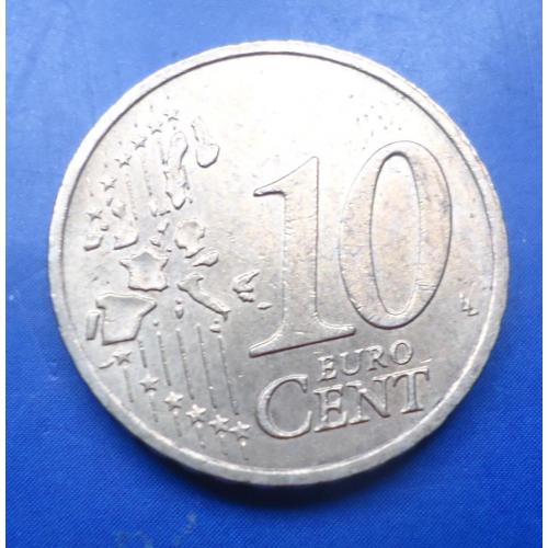  Германия 10 евро центов 2002 J