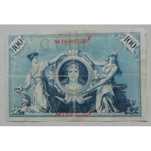 Германия 100  марок 1908