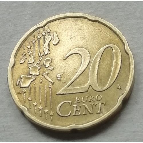  Германия 20 евроцентов 2002 -J