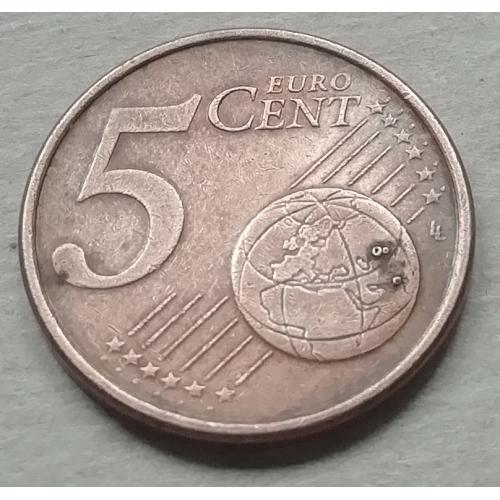 ГЕРМАНИЯ  5 евроцент 2002