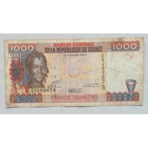  Гвинея 1000 франков 1998 