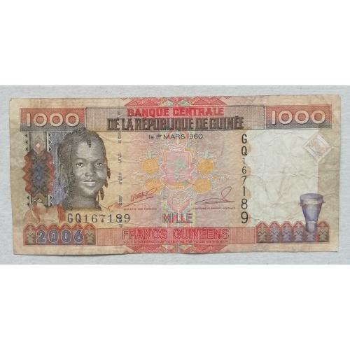  Гвинея 1000 франков 2006