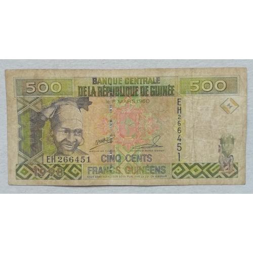  Гвинея 500 франков 1998