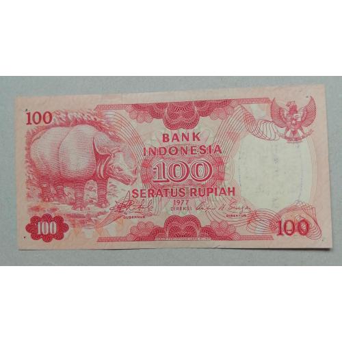Индонезия 100 рупий 1977