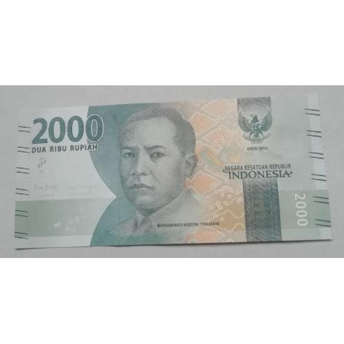 Индонезия 2000 рупий 2016 UNC